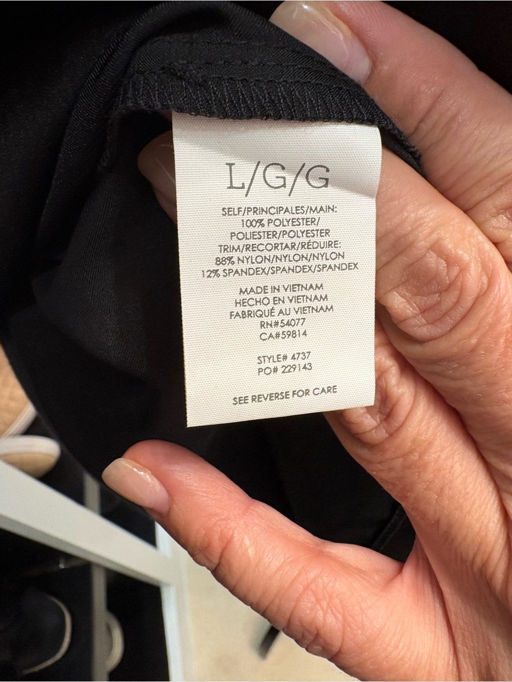 CAbi Veil Top in Black - Picture 8 of 9